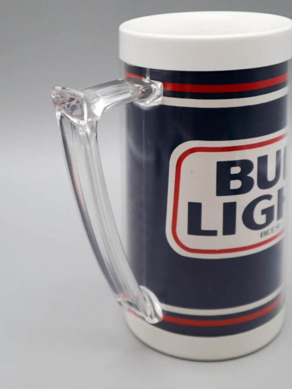 Vtg '80s St. Louis Cardinals Bud Lite Insulated Beer Mug Stein MLB Busch Stadium
